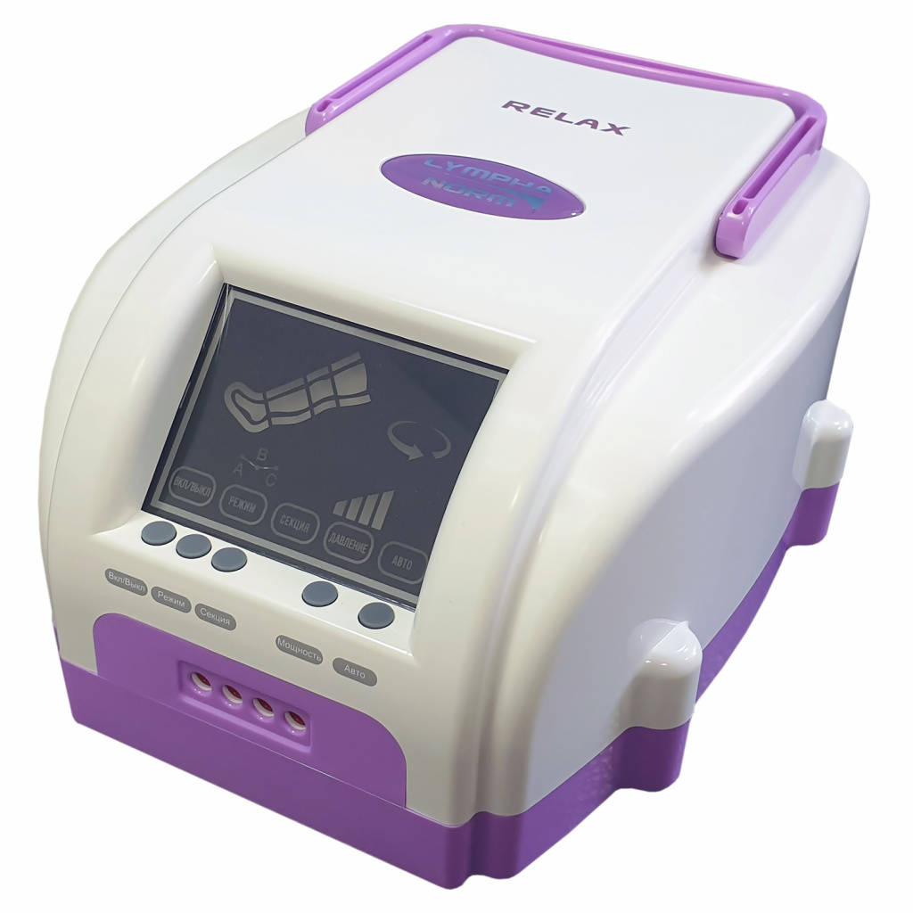 Лимфодренажный аппарат LymphaNorm Relax + 2 манжеты для ног (XL) + талия (XL / XXL)