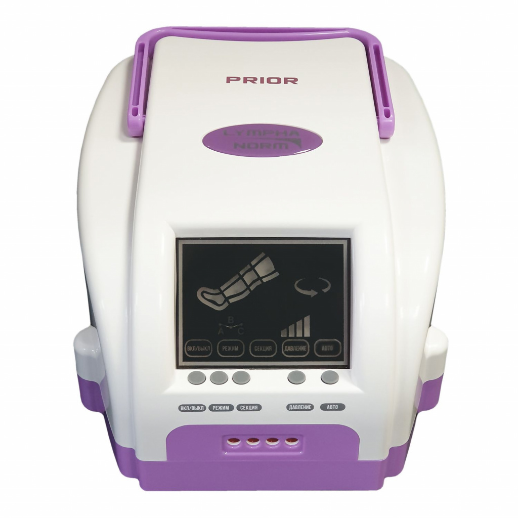 Лимфодренажный аппарат LymphaNorm Prior + 2 манжеты для ног (XL) + талия (XL / XXL) + манжета для рук