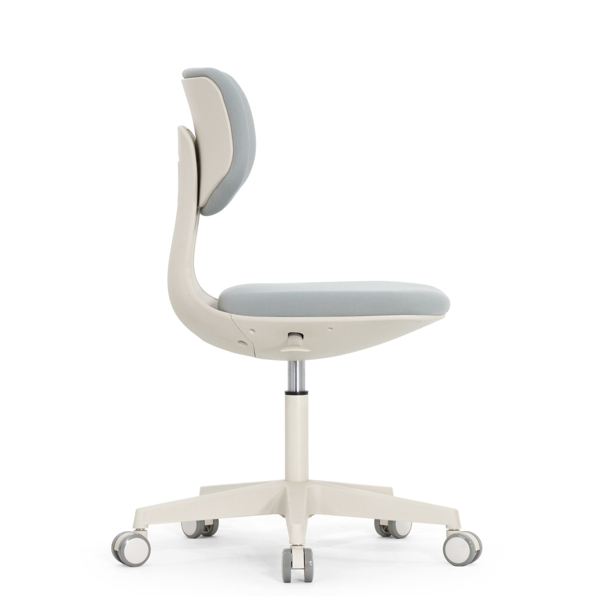 Эргономичное кресло Falto Rookie (регулируемая спинка, ткань, каркас светлый, серый)
