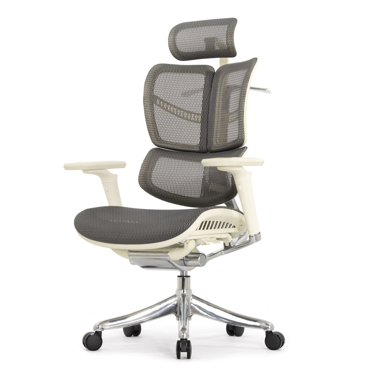 Анатомическое кресло Falto Fly 2 (динамичный подголовник, подлокотники 6D (360), сетка, светлый)