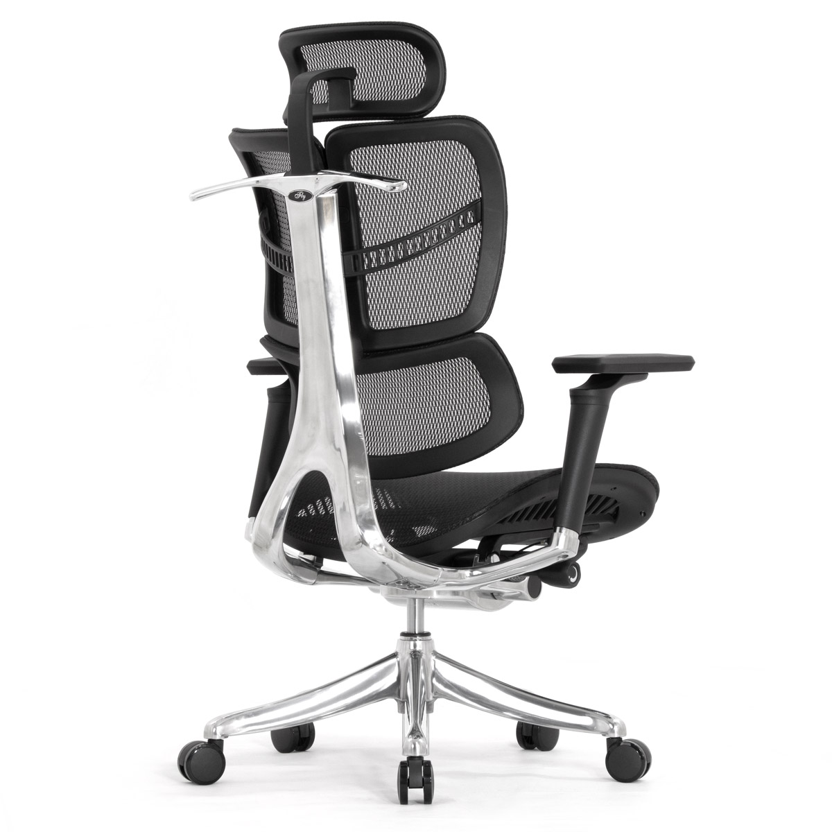 Анатомическое кресло Falto Fly 2 (динамичный подголовник, подлокотники 6D (360), сетка, чёрный)