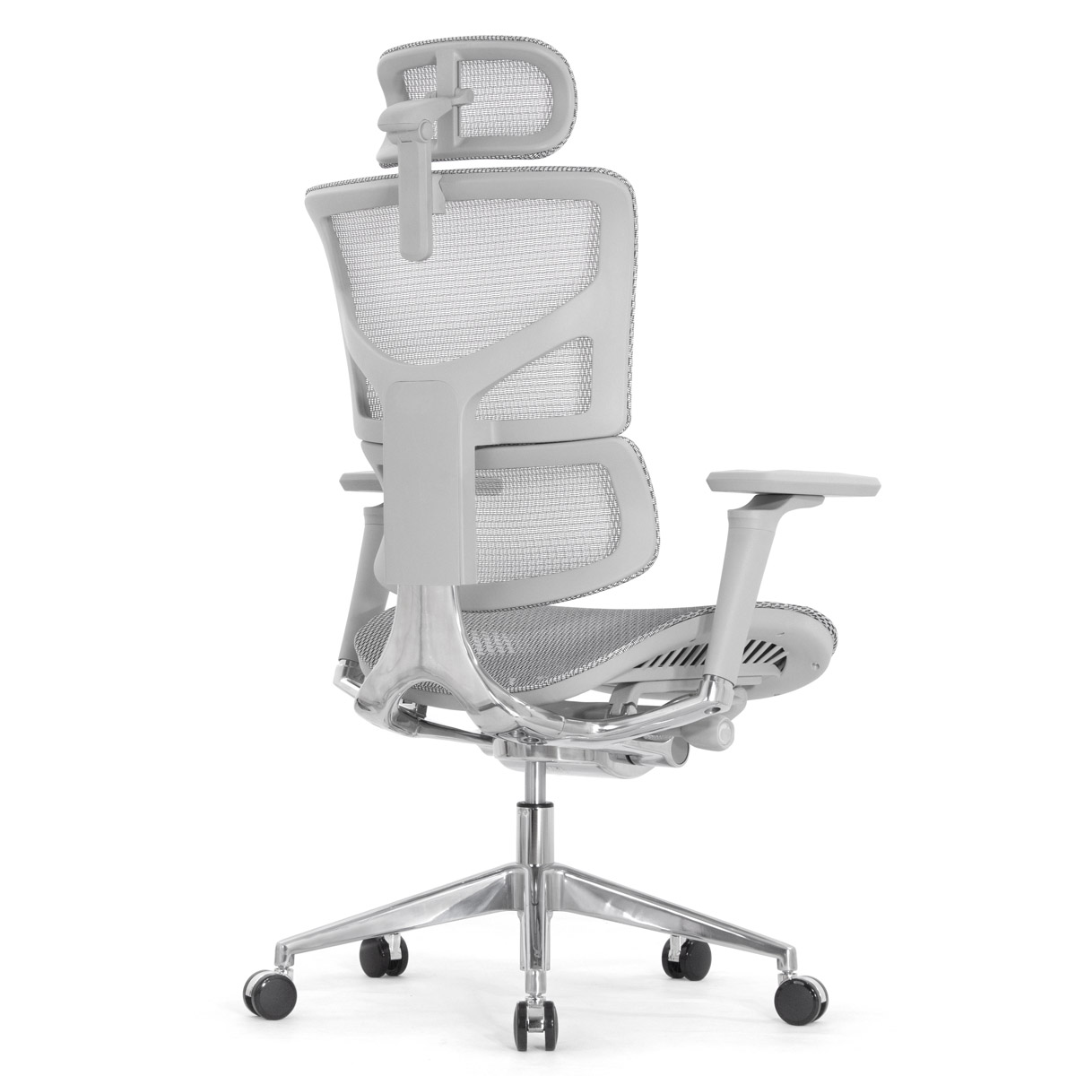 Эргономичное кресло Falto Sail 2 (динамичный поясничный упор, подлокотники 6D (360), сетка, светлый)