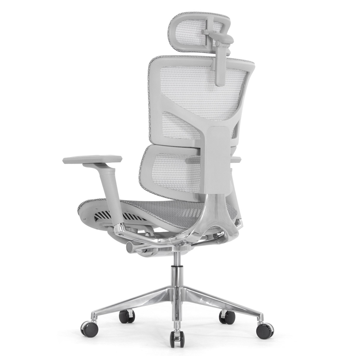 Эргономичное кресло Falto Sail 2 (динамичный поясничный упор, подлокотники 6D (360), сетка, светлый)