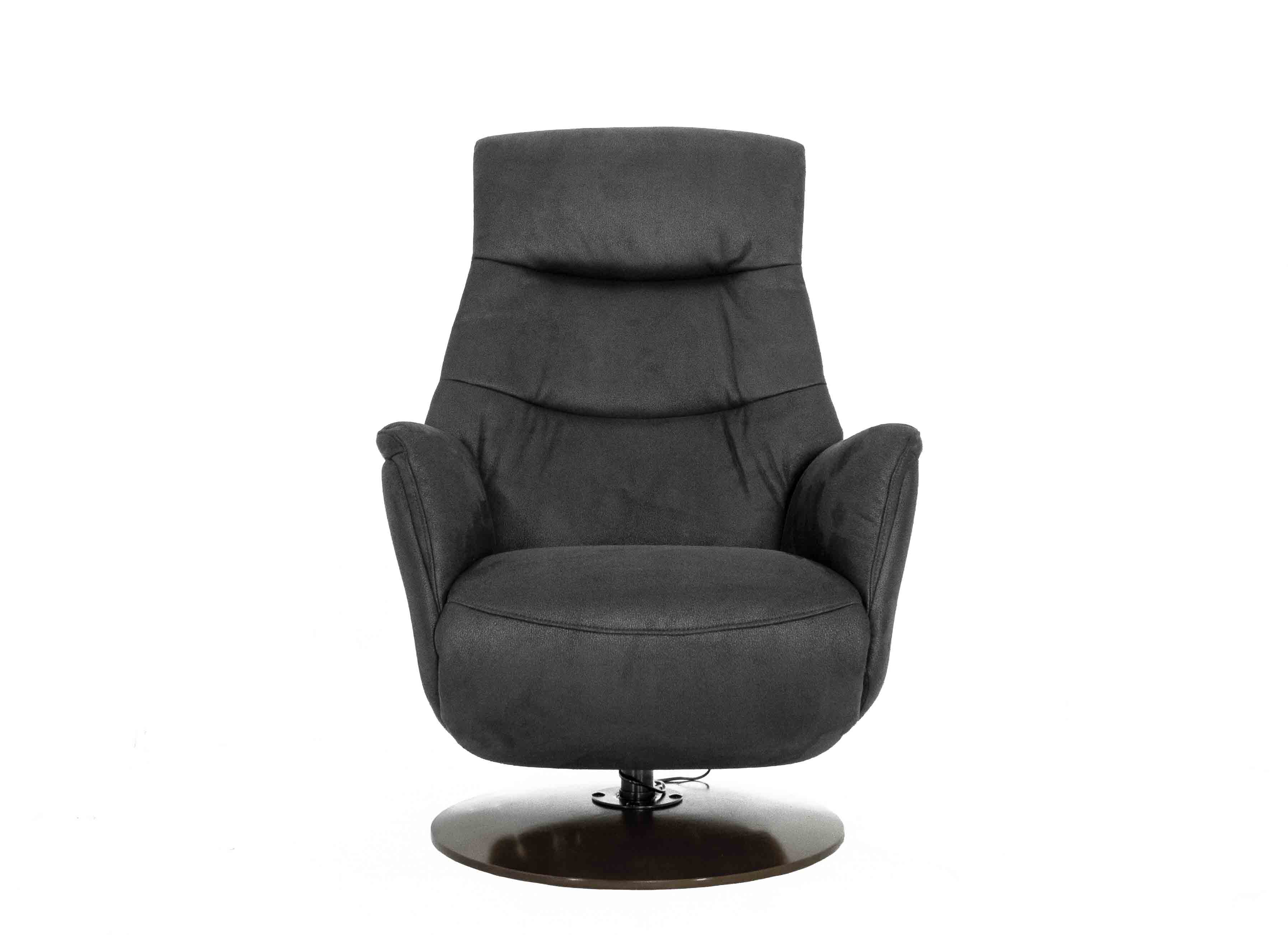 Кресло-реклайнер Falto Zero (2 мотора, zero, искусственный нубук, чёрный)