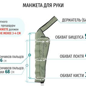 Манжета WelbuTech Seven Liner (WBA-900) для руки (без аппарата)