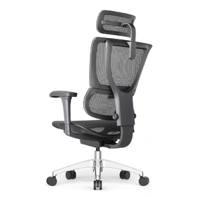 Эргономичное кресло Falto IOO Project (автоматическая регулировка жесткости качания, сетка, чёрный)