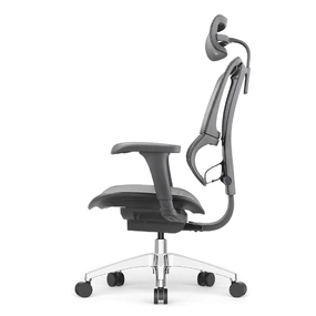 Эргономичное кресло Falto IOO Project (автоматическая регулировка жесткости качания, сетка, чёрный)