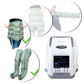 Лимфодренажный аппарат LymphaNorm Control + 2 манжеты для ног (XL) + талия (XL / XXL)