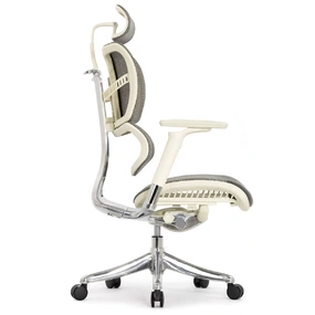 Анатомическое кресло Falto Fly 2 (динамичный подголовник, подлокотники 6D (360), сетка, светлый)