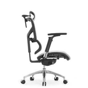 Эргономичное кресло Falto Sail Art 2 (подлокотники 6D (360), сетка, каркас чёрный, белый)